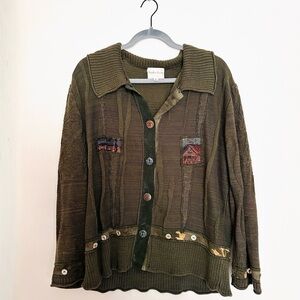 Jessica Knits Patchwork Cardigan